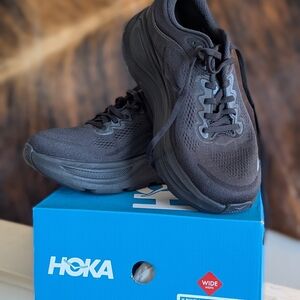Hoka Men's Bondi 9 Black Athletic Shoes